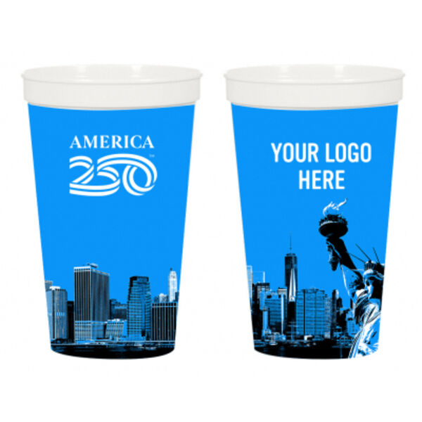 America250™ 22 Oz. Full Color Big Game Stadium Cup Thumbnail