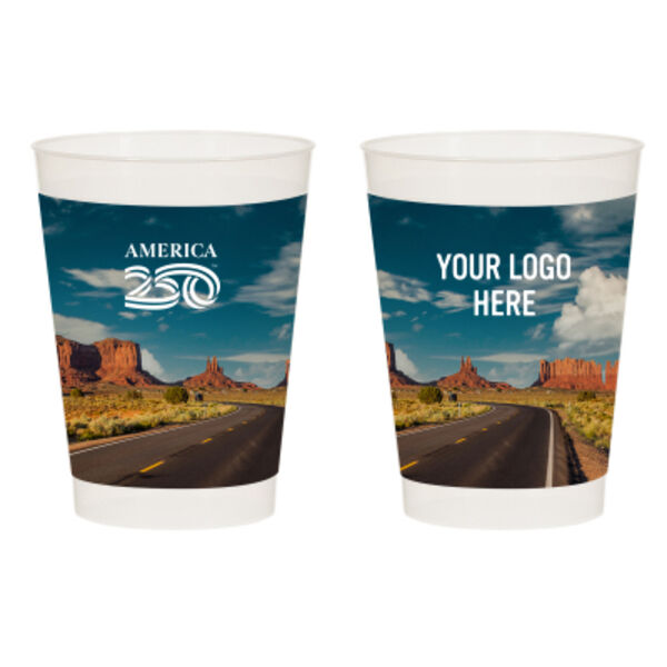 America250™ 10 Oz. Full Color Frost Flex Stadium Cup Thumbnail