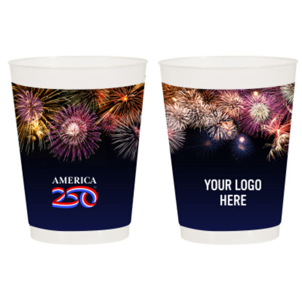 America250™ 16 Oz. Full Color Frost Flex Stadium Cup Thumbnail