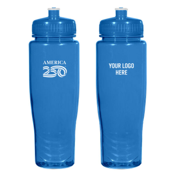 America250™ 28 Oz. Poly-Clean™ Plastic Bottle Thumbnail