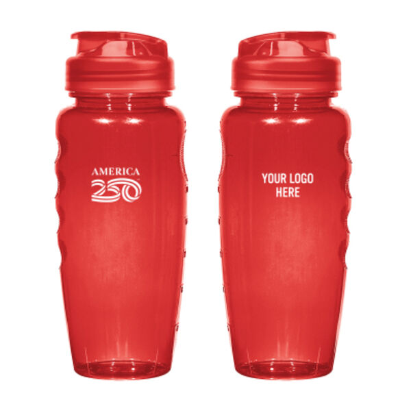 America250™ 30 Oz. Poly-Clear™ Gripper Bottle Thumbnail