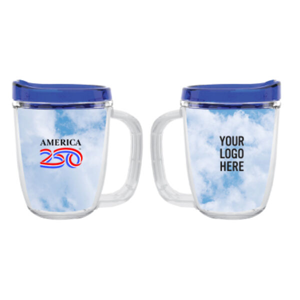America250™ 12 Oz. Tritan™ Coffee Mug With Lid Thumbnail