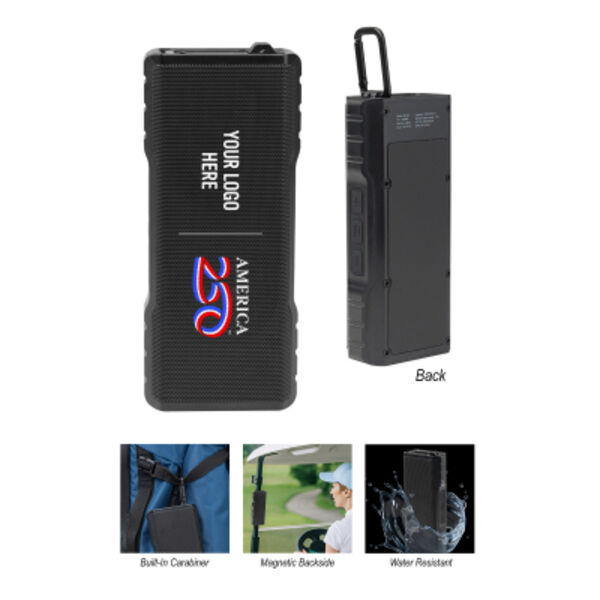 America250™ Magnetic Speaker With Carabiner Thumbnail
