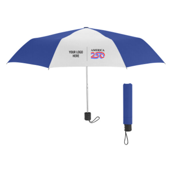 America250™ 42" Arc Budget Recycled Telescopic Umbrella Thumbnail
