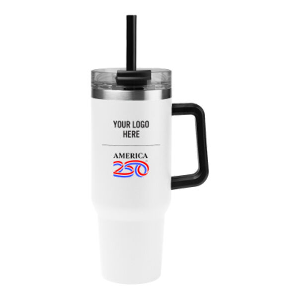 America250™ 40 Oz. Full Color Intrepid Stainless Steel Tumbler Thumbnail