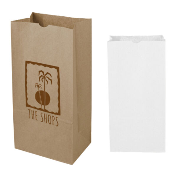 8# SOS Kraft Paper Bag – 6.12" x 12.43" Thumbnail