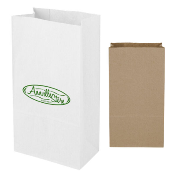 6# SOS Kraft Paper Bag – 6" x 11.06" Thumbnail