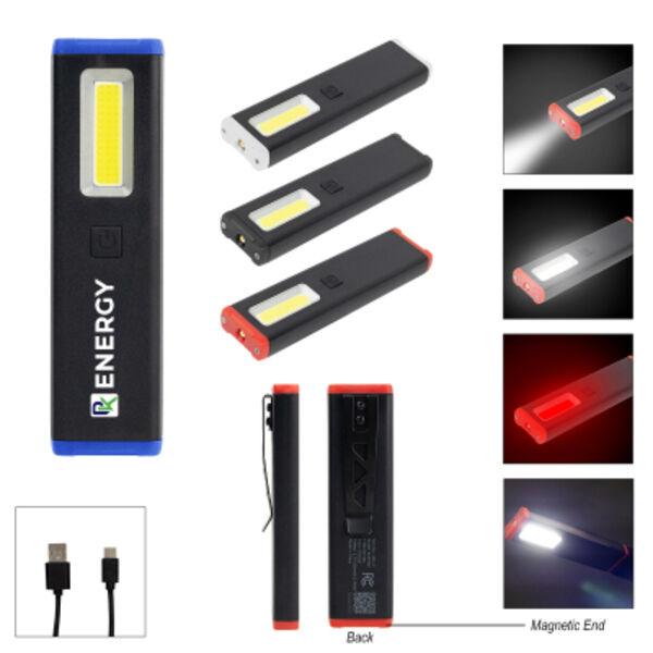Rechargeable Slim Clip COB Flashlight Thumbnail