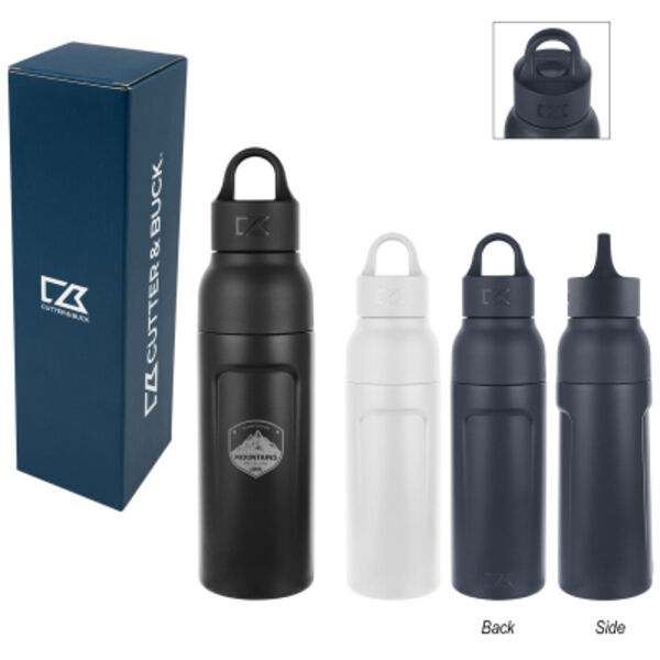 17 Oz. Cutter & Buck® Recycled Stainless Steel Bottle Thumbnail