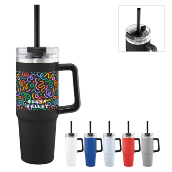 30 Oz. Full Color Intrepid Recycled Stainless Steel Tumbler Thumbnail
