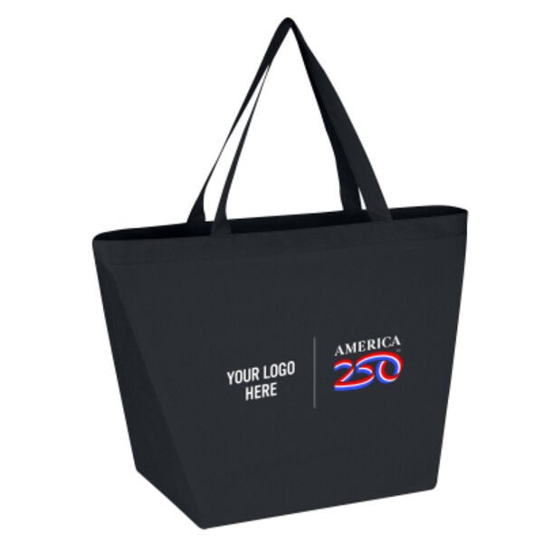 America250™ Non-Woven Budget Shopper Tote Bag Thumbnail