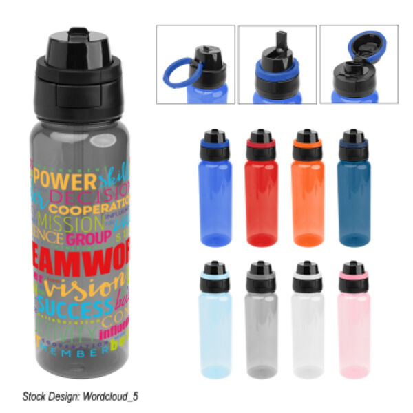 32 Oz. Full Color Pop Sip & Chug rPET Bottle Thumbnail