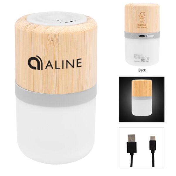 Bamboo Wireless Light Up Speaker Thumbnail