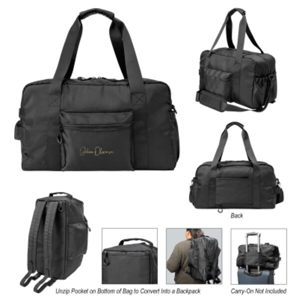 Anywhere rPET Sport Duffel Bag And Backpack Thumbnail