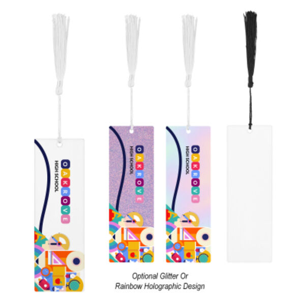 Acrylic Bookmark With Tassel - Large Thumbnail