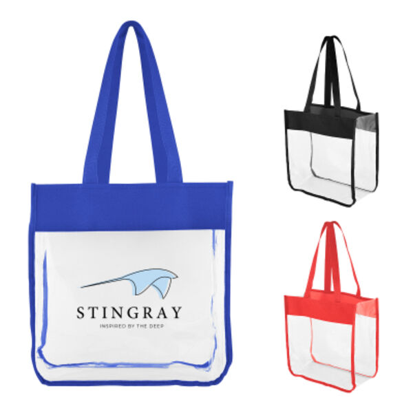 Cassie Clear EVA Tote Bag Thumbnail
