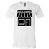 Unisex Jersey V-Neck Tee Thumbnail