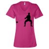 Women’s Relaxed Jersey V-Neck Tee Thumbnail