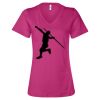 Women’s Relaxed Jersey V-Neck Tee Thumbnail