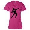 Women’s Relaxed Jersey V-Neck Tee Thumbnail