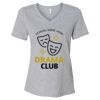 Women's Relaxed Heather CVC V-Neck Tee Thumbnail