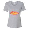 Women's Relaxed Heather CVC V-Neck Tee Thumbnail