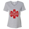 Women's Relaxed Heather CVC V-Neck Tee Thumbnail