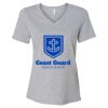 Women's Relaxed Heather CVC V-Neck Tee Thumbnail